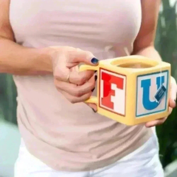 Block letter 12 oz mug - Picture 5 of 7